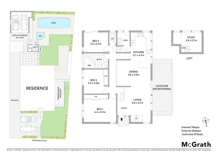 Floorplan of Homely house listing, 4 Greenslope Drive, Green Point NSW 2251