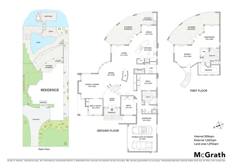 Floorplan of Homely house listing, 1/1 Raptor Place, Pelican Waters QLD 4551