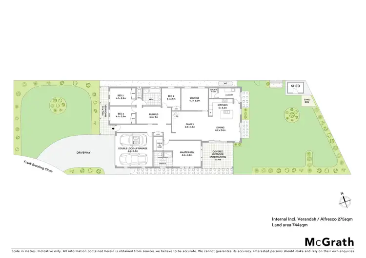 Floorplan of Homely house listing, 10 Frank Brooking Close, Camden South NSW 2570