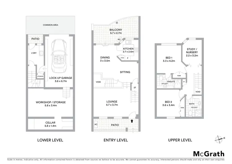 Floorplan of Homely townhouse listing, 3/4 McCormack Street, The Hill NSW 2300