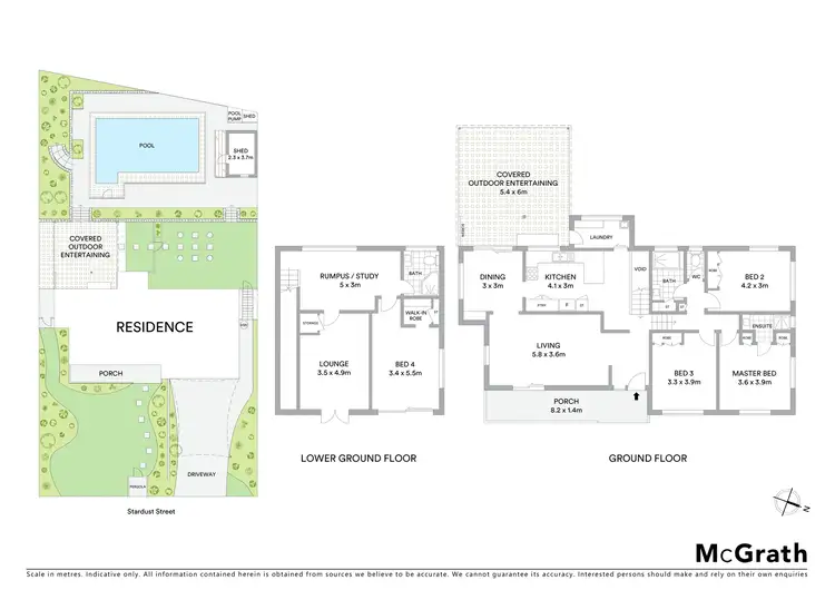 Floorplan of Homely house listing, 5 Stardust Street, Kenmore QLD 4069