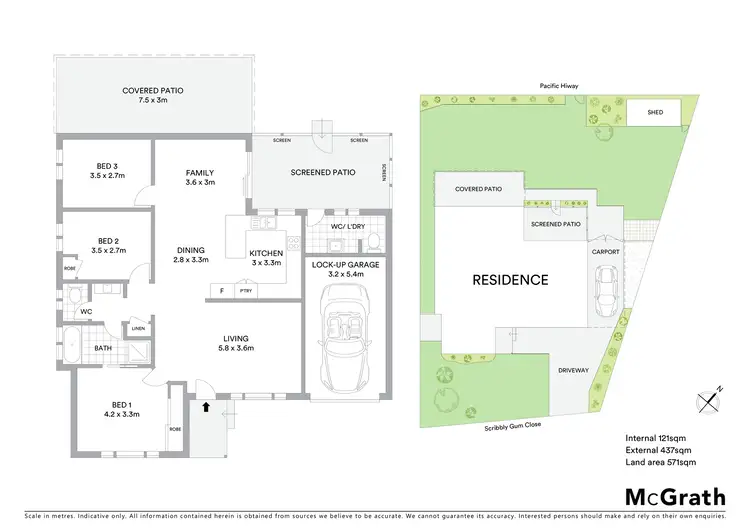 Floorplan of Homely house listing, 18 Scribbly Gum Close, San Remo NSW 2262