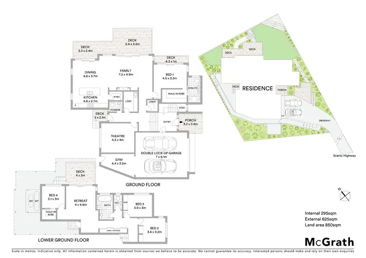 Floorplan of Homely house listing, 119A Scenic Highway, Terrigal NSW 2260