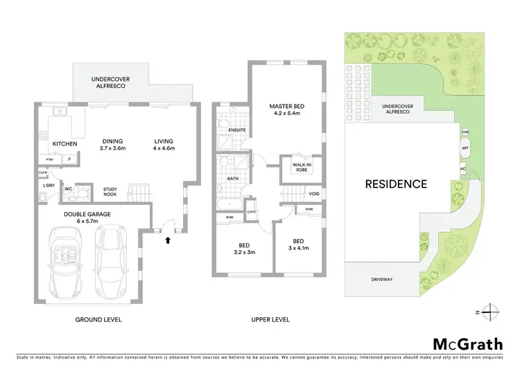 Floorplan of Homely townhouse listing, 57/29 Lachlan Drive, Wakerley QLD 4154