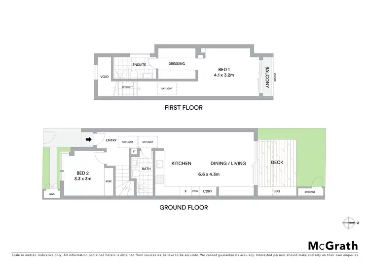 Floorplan of Homely townhouse listing, 2/72 Pilgrim Street, Seddon VIC 3011