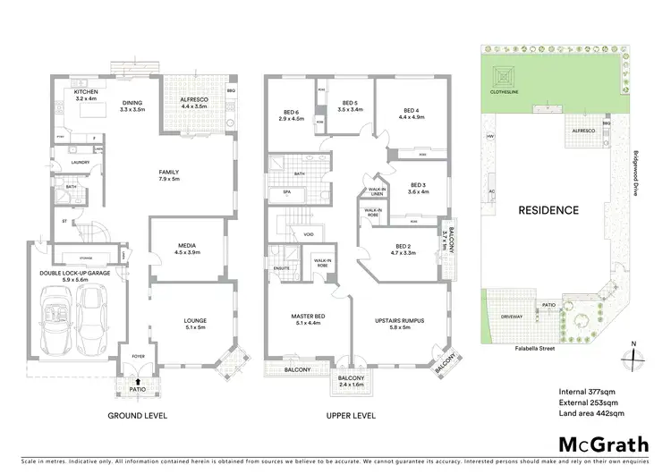 Floorplan of Homely house listing, 1 Falabella Street, Beaumont Hills NSW 2155