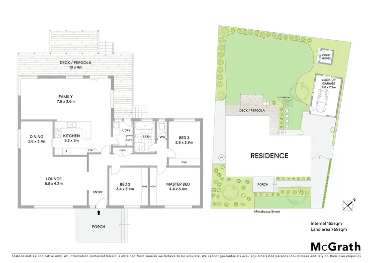 Floorplan of Homely house listing, 5 Mirrabucca Crescent, Giralang ACT 2617