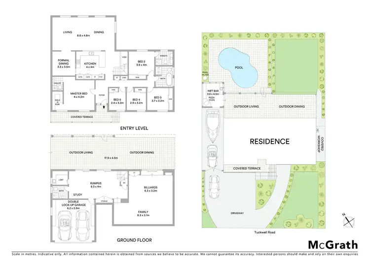 Floorplan of Homely house listing, 65 Tuckwell Road, Castle Hill NSW 2154