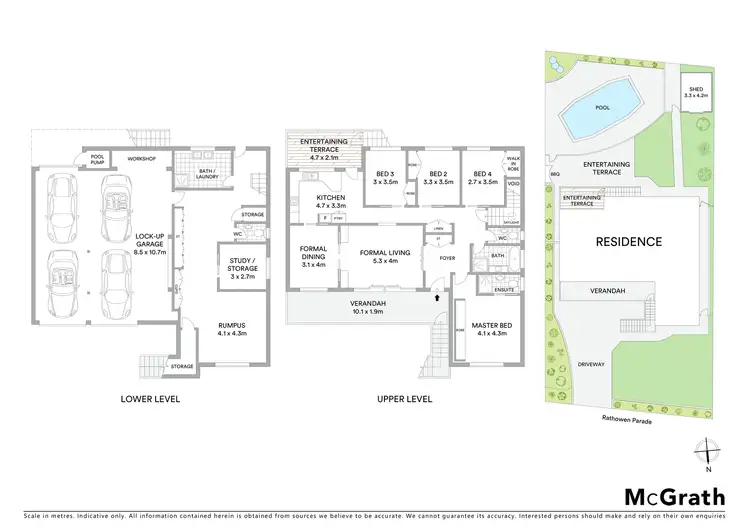 Floorplan of Homely house listing, 11 Rathowen Parade, Killarney Heights NSW 2087