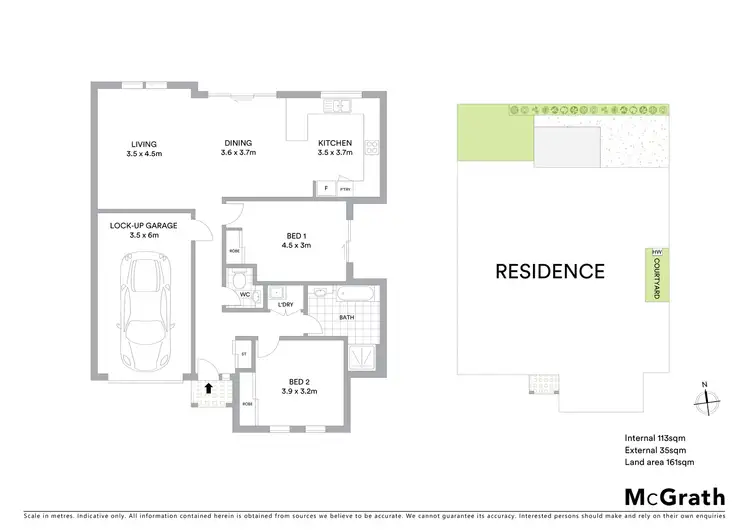Floorplan of Homely unit listing, 3/11 Plymouth Avenue, Pascoe Vale VIC 3044