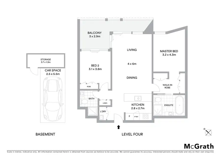 Floorplan of Homely apartment listing, 405/147 Ross Street, Forest Lodge NSW 2037