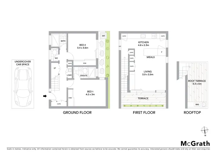 Floorplan of Homely apartment listing, 3/6 Charlotte Place, St Kilda VIC 3182