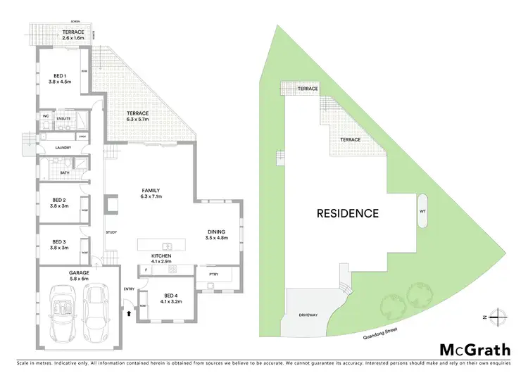 Floorplan of Homely house listing, 6 Quandong Street, O'connor ACT 2602