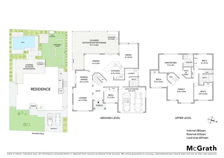 Floorplan of Homely house listing, 14 Amarillo Place, Springfield Lakes QLD 4300