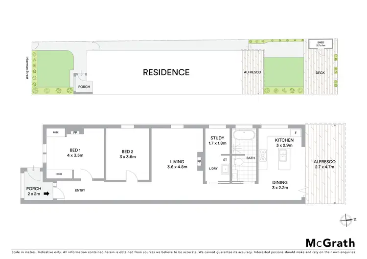 Floorplan of Homely house listing, 354 Inkerman Street, St Kilda East VIC 3183