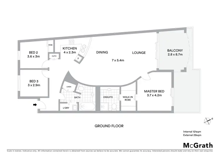 Floorplan of Homely apartment listing, 3/10 Hopegood Place, Garran ACT 2605