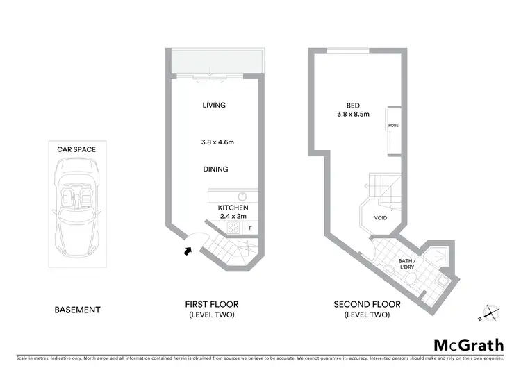 Floorplan of Homely apartment listing, 51/240 Ben Boyd Road, Cremorne NSW 2090