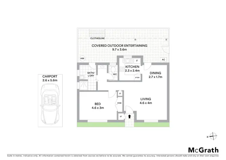 Floorplan of Homely villa listing, 7/26 Turquoise Crescent, Bossley Park NSW 2176