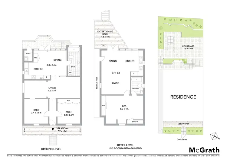 Floorplan of Homely house listing, 15 Cook Street, Rozelle NSW 2039