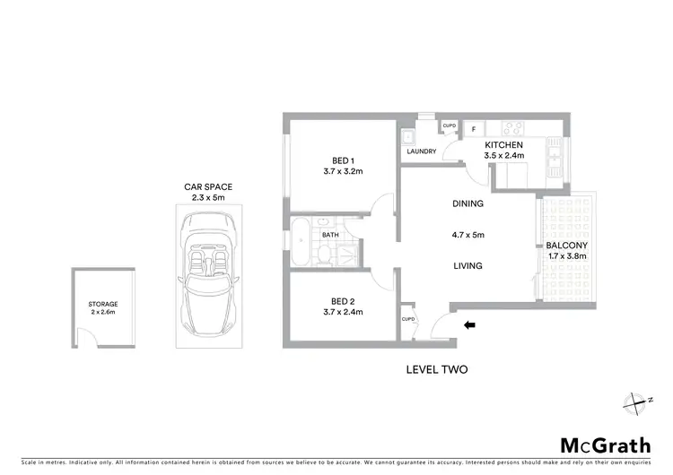 Floorplan of Homely apartment listing, 37/159 Chapel Road, Bankstown NSW 2200