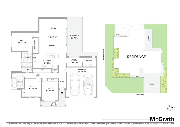 Floorplan of Homely house listing, 44 Melton Road, Mudgee NSW 2850