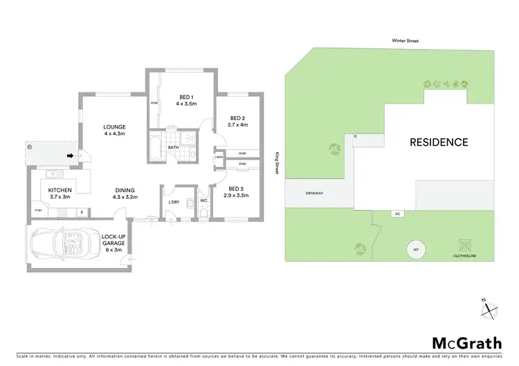 Floorplan of Homely house listing, 13A Winter Street, Mudgee NSW 2850