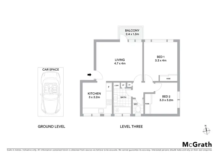 Floorplan of Homely apartment listing, 3/43 Williams Road, Windsor VIC 3181