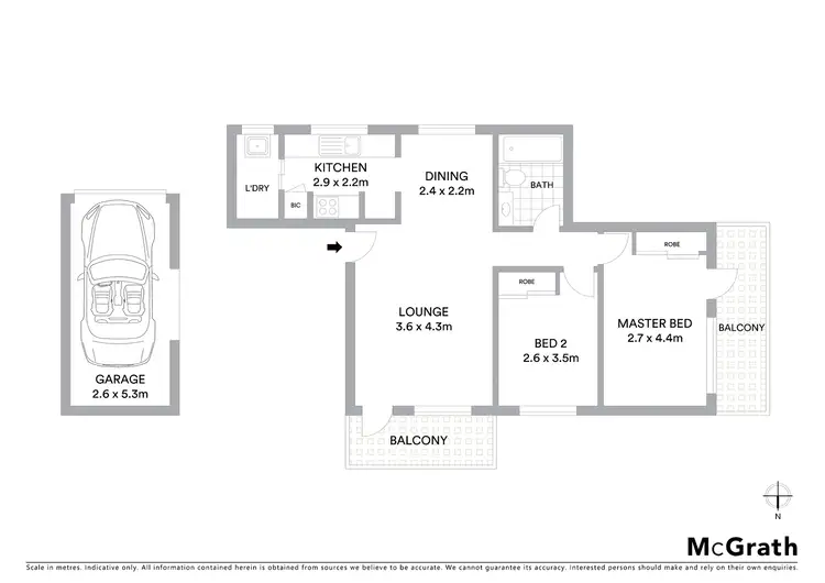 Floorplan of Homely apartment listing, 10/11 Avon Road, Dee Why NSW 2099