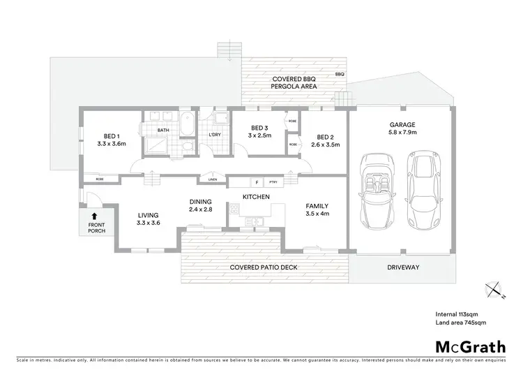 Floorplan of Homely house listing, 12 McKinley Circuit, Calwell ACT 2905