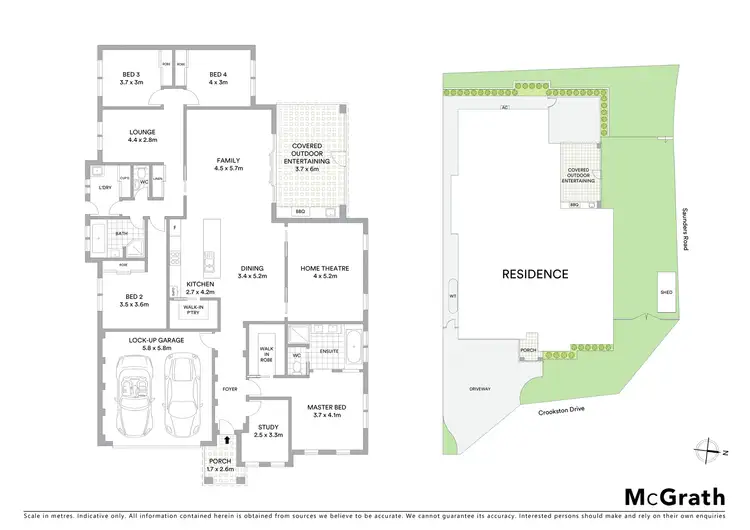 Floorplan of Homely house listing, 46 Crookston Drive, Camden South NSW 2570