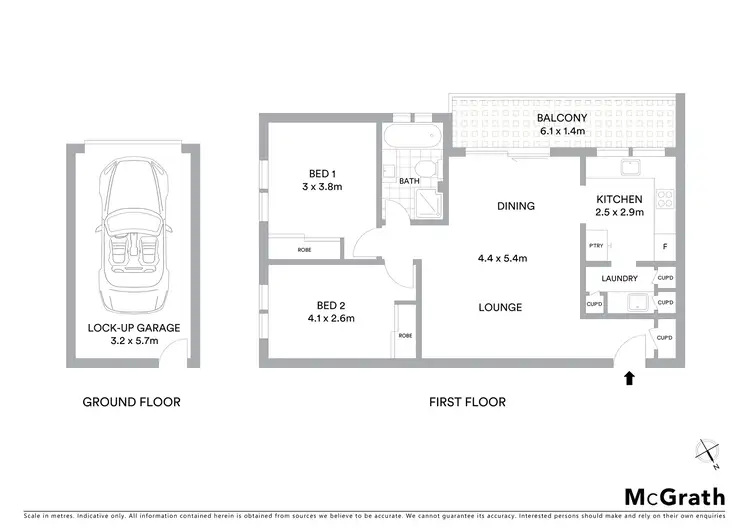 Floorplan of Homely apartment listing, 7/16 Allison Road, Cronulla NSW 2230