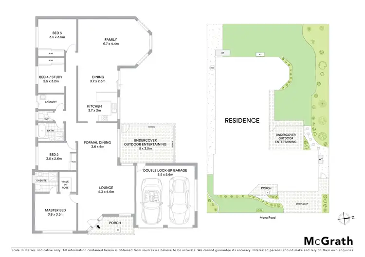 Floorplan of Homely house listing, 5 Mona Road, Menai NSW 2234