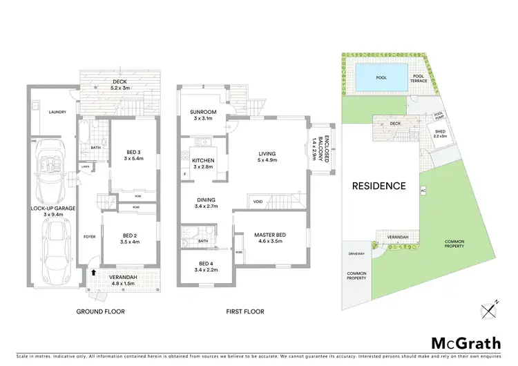 Floorplan of Homely townhouse listing, 8/17 Old Taren Point Road, Taren Point NSW 2229