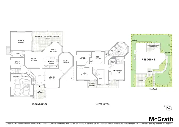 Floorplan of Homely house listing, 15 Kings Road, Castle Hill NSW 2154