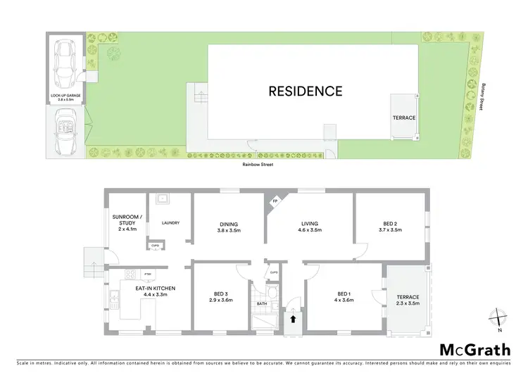 Floorplan of Homely house listing, 205 Botany Street, Kingsford NSW 2032