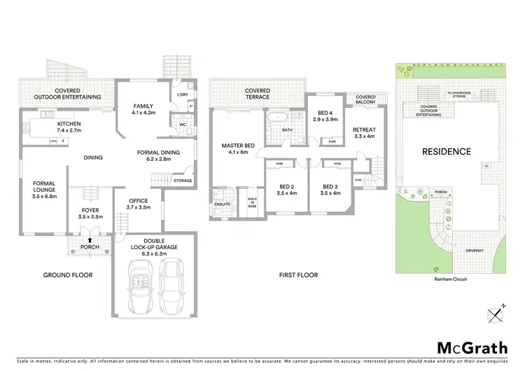 Floorplan of Homely house listing, 5 Rainham Circuit, West Hoxton NSW 2171