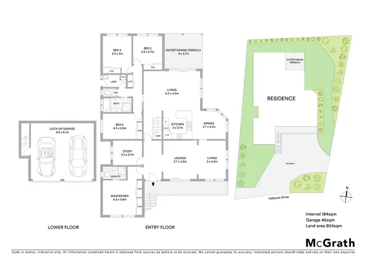 Floorplan of Homely house listing, 123 Halloran Drive, Jerrabomberra NSW 2619