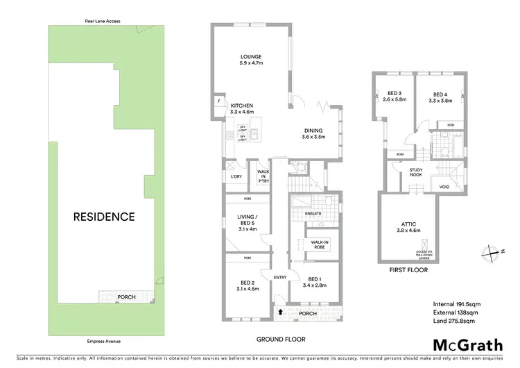 Floorplan of Homely house listing, 66 Empress Avenue, Kingsville VIC 3012