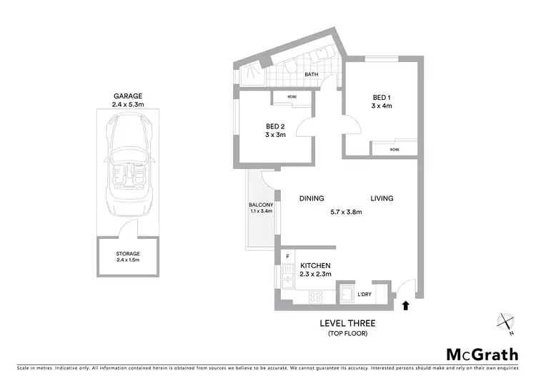 Floorplan of Homely apartment listing, 21/68 Mascot Drive, Eastlakes NSW 2018