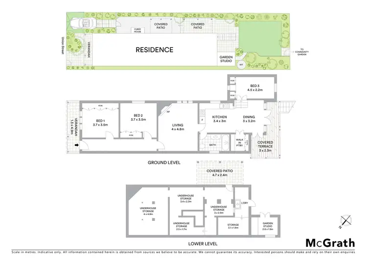 Floorplan of Homely house listing, 56 Union Street, Tempe NSW 2044