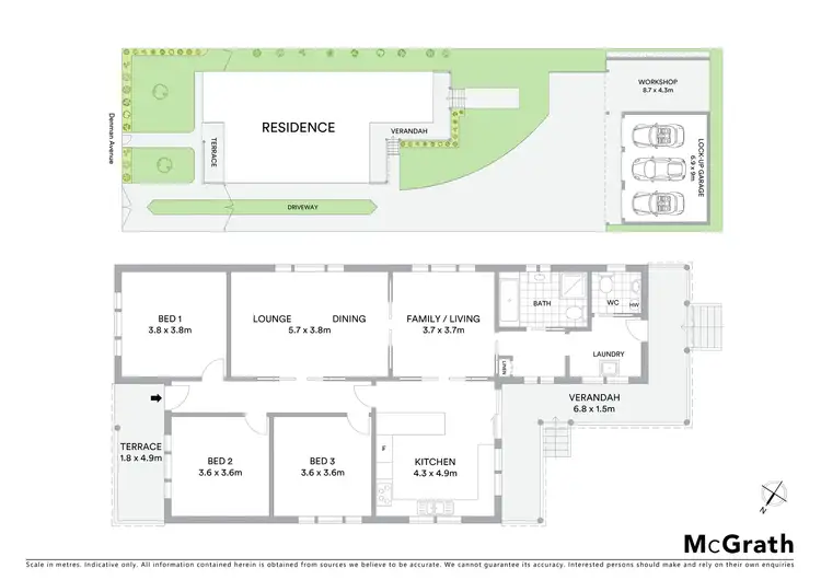 Floorplan of Homely house listing, 41 Denman Avenue, Wiley Park NSW 2195