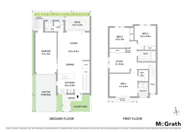 Floorplan of Homely townhouse listing, 116 Dudley Street East, Annerley QLD 4103