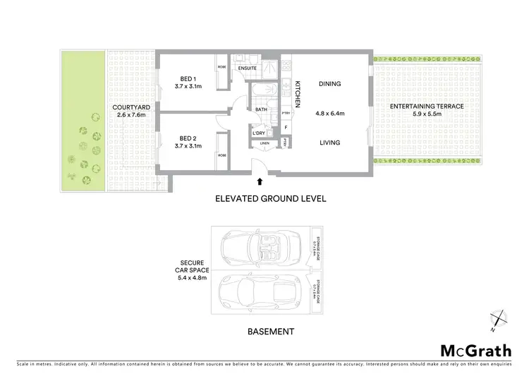 Floorplan of Homely apartment listing, 2/12 Victa Street, Campsie NSW 2194