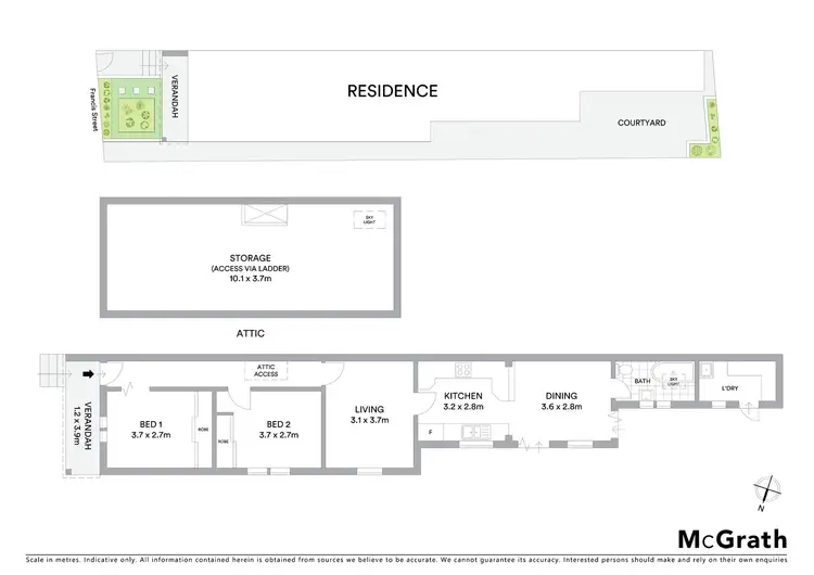 Floorplan of Homely house listing, 21 Francis Street, Enmore NSW 2042