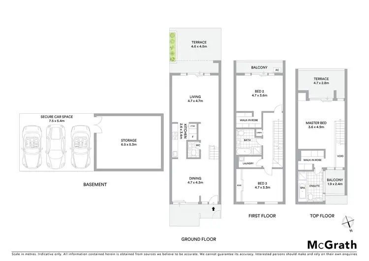 Floorplan of Homely townhouse listing, 11/23 Anniversary Street, Botany NSW 2019
