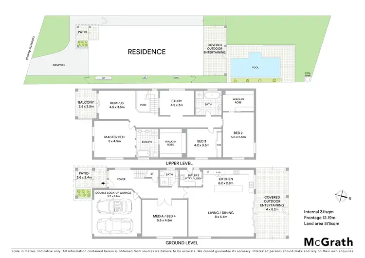 Floorplan of Homely house listing, 111 Lancaster Avenue, Melrose Park NSW 2114