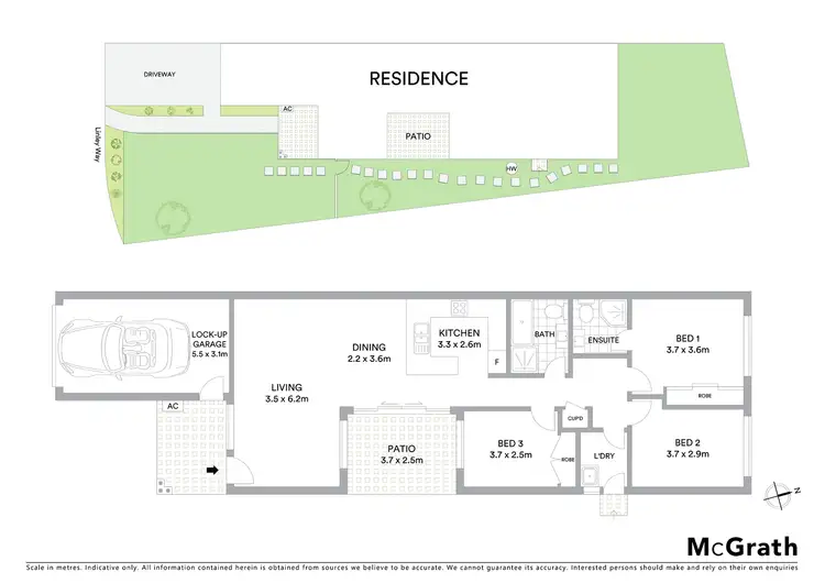 Floorplan of Homely house listing, 14B Linley Way, Ryde NSW 2112