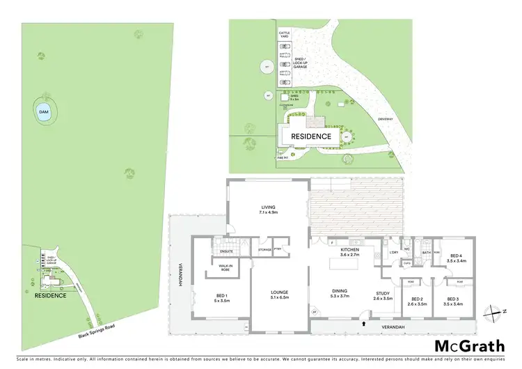 Floorplan of Homely rural property listing, 1055 Black Springs Road, Mudgee NSW 2850