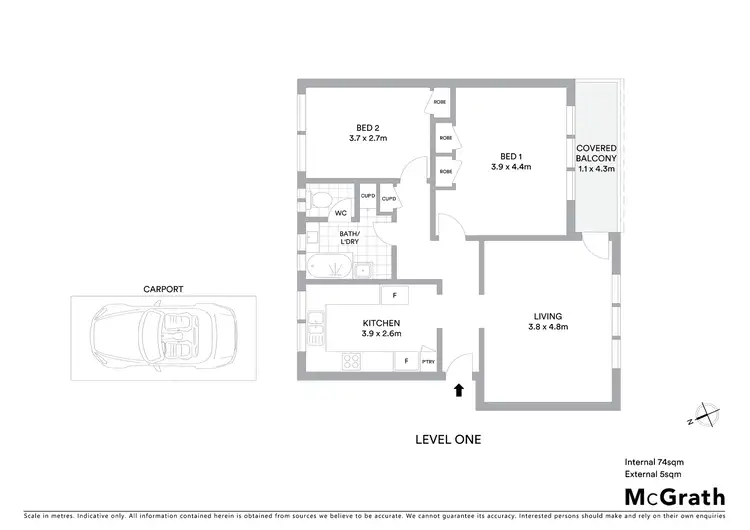 Floorplan of Homely apartment listing, 8/40 Victoria Street, Williamstown VIC 3016