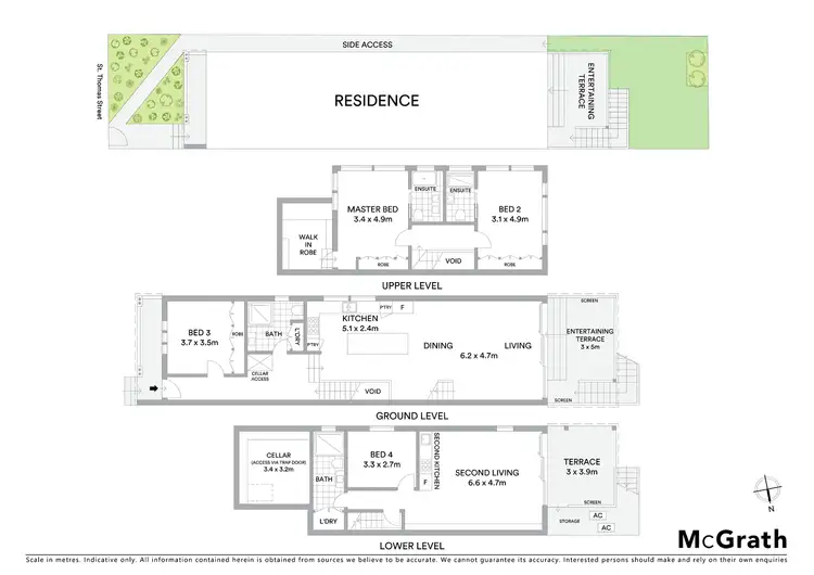 Floorplan of Homely house listing, 75 St Thomas Street, Bronte NSW 2024